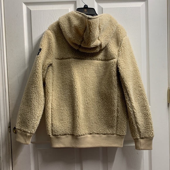 Abercrombie and Fitch reverse Sherpa hoodie size Small ( new ) - Picture 4 of 6